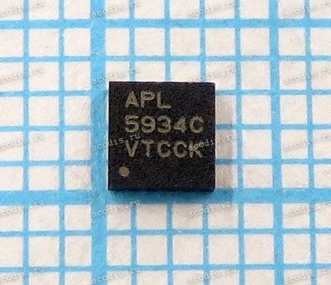 Микросхема Anpec APL5934C, 5934C QFN-10, TDFN3X3-10