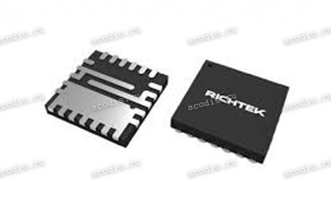 Микросхема RichTek RT6310BGQUF UQFN-23L 3x3 (S3=YM, S3=xx) 10A 23V Synchronous Step-Down Converter  with 3.3V/5V LDO NEW original