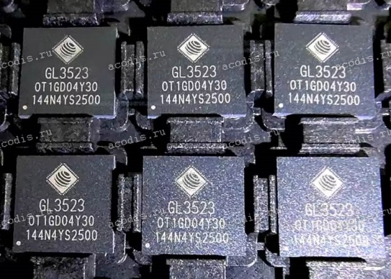 Микросхема Genesys Logic GL3523-OTY30, GL3523-OTY10 QFN76 USB HUB (Asus p/n: 06039-00130500) NEW original