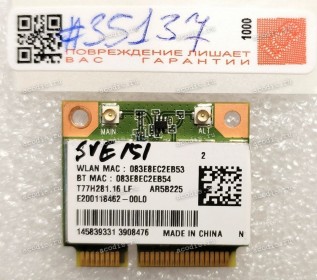 WLAN Half Mini Sony SVE151 (T77H281.16 LF, AR5B225)