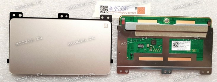 TouchPad Module Asus UX333FA-3S (p/n: 90NB0JV4-R90010, 04060-01440200, B182761BS1 US REV: R1.0) with holder with light silver cover
