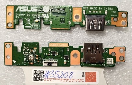 USB & Audio board Asus E510MA (p/n: 90NB0Q60-R10020)