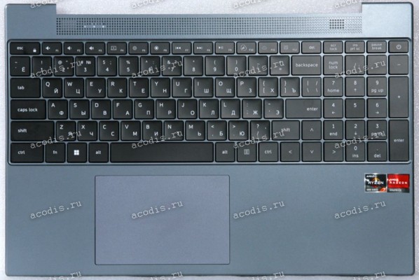 Keyboard Digma Pro Breve DN15R5-8DXW04 + topcase (F0006-052 MB3501052, SP36522) (Black/Gray/Matte/RUO/LED)