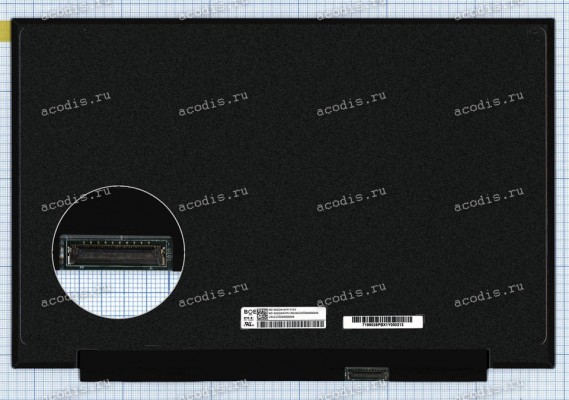 NE140QDM-NX4 (узкая 144Hz, 76% +, шаг 0,4мм) 2560x1600 LED 40 пин slim new