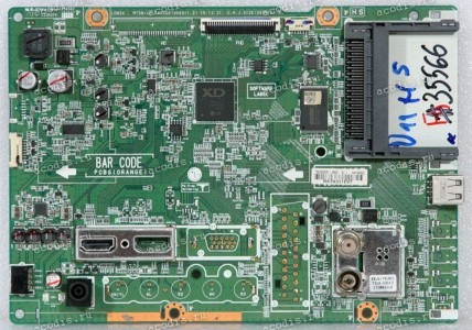 Mainboard LG 22MT48VF-PZ.KRUXLPU_SVC (EBU63804134, EBU64166052, LD60A, MT58/48 EAX66873503(1.2), EBL617441401 TDJA-G301D, 7N2M003C-0002, RS7N311EVT)