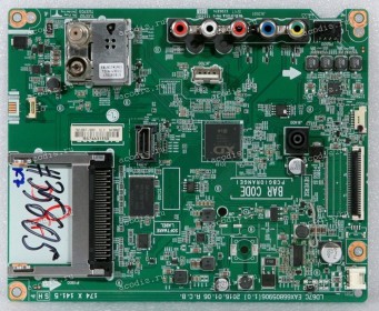 Mainboard LG 32LH510U.AMCB, 32LH510U.ARUB, 32LH510V, 32LH513U.ARUB, 32LH519U.ARUB, 32LH520U.ARUB (EBU64188607, EBU63717801, LC67C EAX66805906(1.0), EBL61741401 TDJA-G301D, 742L00CF-0003) Chip LG XD ENGINE LGE6351