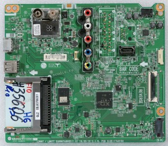 Mainboard LG 32LH530V (EBU63786301, EBU64312321, LD68T / LB67T EAX66748005(1.0), EBL61741401 TDJA-G301D, 742L00GK-0001) Chip LG XD ENGINE LGE6351 Mainboard LG 32LH530V (EBU63786301, EBU64312321, LD68T / LB67T EAX66748005(1.0), EBL61741401 TDJA-G301D, 742L00GK-0001) Chip LG XD ENGINE LGE6351