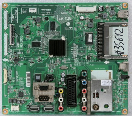 Mainboard LG 32LV2500 (EBR73156206, L*01U (* : A, B, C, D, J, L, T) EAX64290501 (0), EBL60721201 TDTJ-S001D, SAA34419933. SAA35408715)
