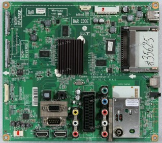Mainboard LG 42LW4500 (EBR73156239, L*01U (* : A, B, C, D, J, L, T) EAX64290501 (0), EBL60721201 TDTJ-S001D, SAA35246029, SAA35388616, SAA35732401, SAA34419933) Chips Hynix H4TQ1G63DFR-H9C *3