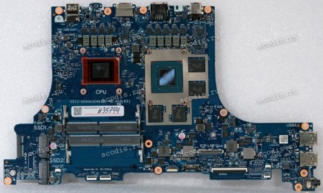 MB Asus G513QE MB._0M/R5-5600H (V4G)/4Z/LB/PD (Asus p/n: 90NR05I0-R00020, 5S18MC000U) G513-6050A3249301-MB-A03(A3) Chips AMD 100-000000296, nVidia GN20-P1-A1, SKhynix H56C8H24AIR-S2C *4, ITE IT8252E248A-CXA, ALC3288