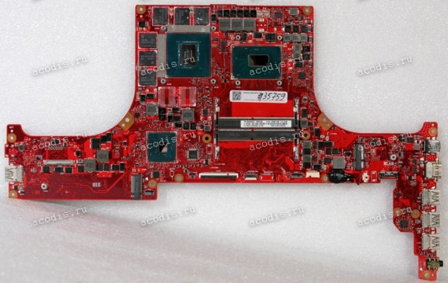 MB Asus GM501GM MB._0M/I7-8750H/AS (V6G)NEW (Asus p/n: 90NR00F0-R00021, 90NR00F0-R00020, 60NR00F0-MB2330) GM501GS REV: 2.1 Chips Intel SR3YY, nVidia N17E-G1-A1, Samsung K4G80325FB-HC25 *6, Intel SR40B, ITE IT8291E120A-CXA