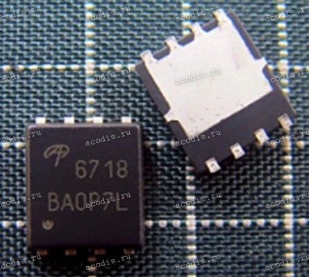 Транзистор Alpha&Omega AON6718 30V 80A DFN5X6 N-Channel Enhancement Mode Field Effect Transistor Транзистор Alpha&Omega AON6718 30V 80A DFN5X6 N-Channel Enhancement Mode Field Effect Transistor