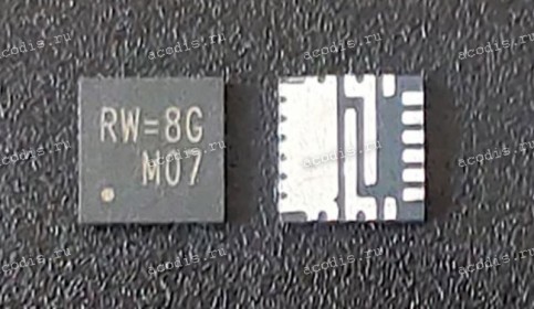 Микросхема RichTek RT6338B, RT6338BGQUF (RW=AH, RW=xx, RW=%%) 3.3v Switching Voltage Regulators 8A, 23V Synchronous Step-Down Converter with 3.3V/5V LDO