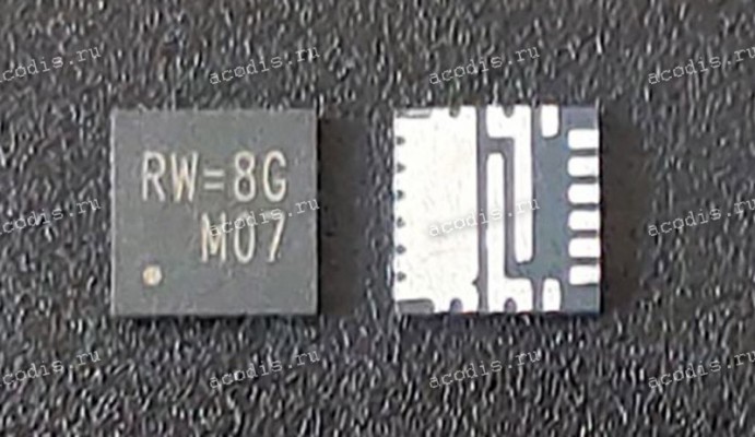 Микросхема RichTek RT6338B, RT6338BGQUF (RW=AH, RW=xx, RW=%%) 3.3v Switching Voltage Regulators 8A, 23V Synchronous Step-Down Converter with 3.3V/5V LDO
