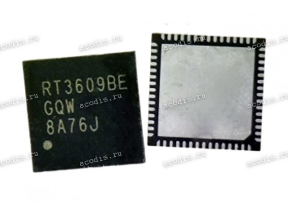 Микросхема RichTek RT3609B, RT3609BE, RT3609BEGOW, RT3609BE-GOW QFN-60 Микросхема RichTek RT3609B, RT3609BE, RT3609BEGOW, RT3609BE-GOW QFN-60