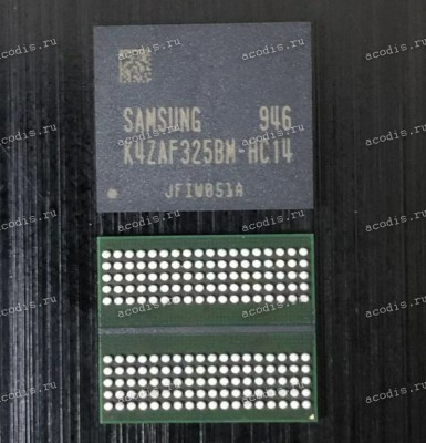 Микросхема Samsung K4ZAF325BM-HC14 GDDR6 2GB