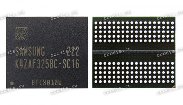 Микросхема Samsung K4ZAF325BC-SC16 GDDR6 2GB
