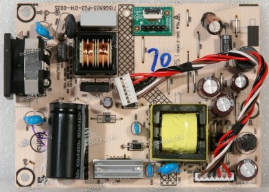 Плата БП Asus LMT VA229N POWER BOARD TPV PLPCFA571GQA6 (Asus p/n: 04020-02460200, 715G6503-P03-014-003S) Chips OZ9998MGN