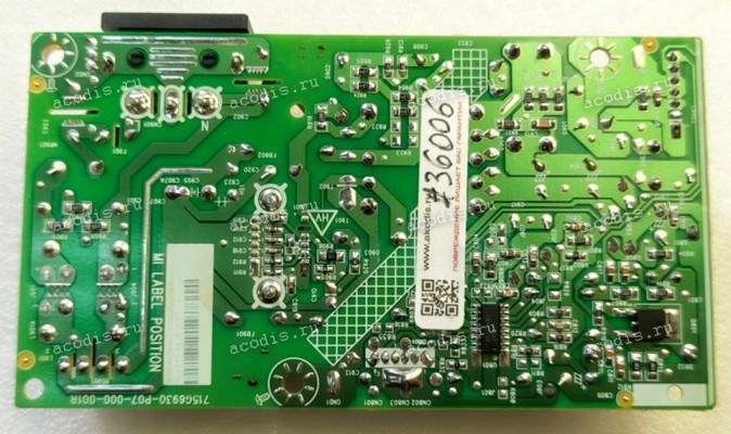 Плата БП Asus LMT VP247HAE POWER BOARD(C4AA) TPV PLPCIB321KQXV (Asus p/n: 04020-02003400, 715G6930-P07-000-001R) Chips PF7024BS