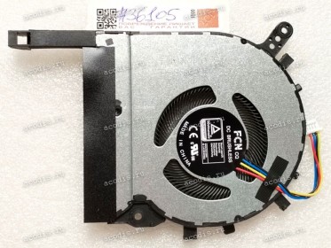 Кулер Asus FA506QM (p/n: 13NR0600T05011, DFS5K22B056738 EP) FNCX DC 5V0.5A THERMAL CPU FAN 4pin