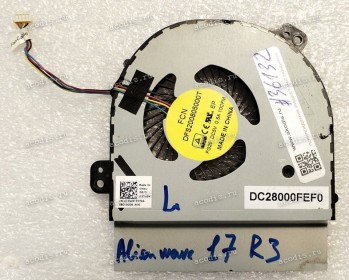 Кулер Dell AlienWare 17 R3 левый (07740Y, 5BO-0006-A00, DC28000FEF0) original