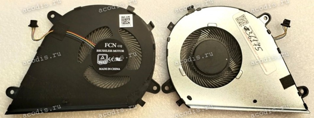 Кулер Asus X571GT (p/n 13NB0NL0M02011) 5V FAN (104.4*75.6*6.5)