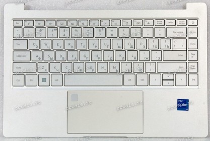 Keyboard Machenike MachCreator 14 Intel Gen 11 MC-14i511320HF60HSM00RU, MC-14i711390HF60HSM00RU, IP3 + topcase серебристая в серебристом топкейсе c подсветкой и БЕЗ тачпада (DOK-6502D, NB-17 6502D, XN1-Y-G141, AMR11965-PCT1336U-6-FT9369-S-210416, ZENIA/CN
