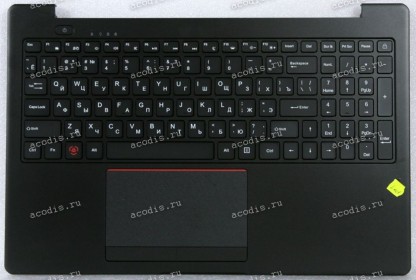Keyboard Гравитон Н15И-ТП + topcase чёрная в чёрном топкейсе с тачпадом и колонками, с подсветкой (AMR12869-PCT1366U-X6) русифицированная original возможно так-же Гравитон Н15И-К2, ICL RAYbook Si1514, Si1512, Machenike 15, Rikor R-N-H-CPU-D-M-PSU-C, Thund