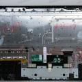 Keyboard Гравитон Н15И-К2, Н15И-ТП, Machenike 15, ThundeRobot 15 + topcase чёрная в чёрном топкейсе с тачпадом, колонками, БЕЗ подсветки (AMR12869-G4-X6) русифицированная original возможно так-же ICL RAYbook Si1514, Si1512, Rikor R-N-H-CPU-D-M-PSU-C, Shan