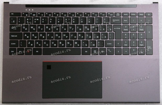 Keyboard Гравитон Н17И-Т, Machenike 17, ThundeRobot 17 + topcase чёрная в тёмно-серебристом топкейсе с тачпадом и колонками, с подсветкой (AMR14992-PCT1366U-6-FT9369-S-10-230208(Ver02), XN1G-173M, HS173 X317M UK VER:01) русифицированная original