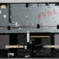 Keyboard Гравитон Н17И-Т, Machenike 17, ThundeRobot 17 + topcase чёрная в тёмно-серебристом топкейсе с тачпадом и колонками, с подсветкой (AMR14992-PCT1366U-6-FT9369-S-10-230208(Ver02), XN1G-173M, HS173 X317M UK VER:01) русифицированная original