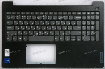 Keyboard Lenovo V15 G2 ITL серая на чёрном ,  русифицированная (AP21S000100, EL21S000600)+Topcase