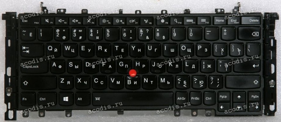 Keyboard Lenovo Thinkpad S1 Yoga чёрная русифицированная  (04Y2643, SN20A45481, PK1310D1A06, AM10D000600, ST-83SU)