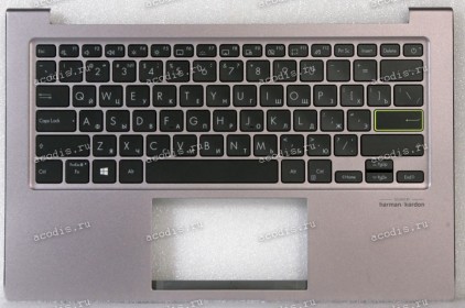 Keyboard Asus X321EA-8G серый русифицированный  (90NB0SP4-R31RU0, 13N1-C6A0911, 13NB0Q50M0501)+Topcase