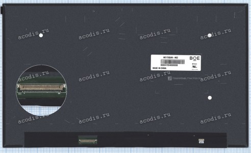 NE173QUM-N62 (60Hz 100% +) 3840x2160 LED 40 пин semi-slim new NE173QUM-N62 (60Hz 100% +) 3840x2160 LED 40 пин semi-slim new