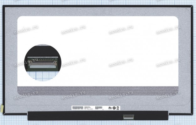 B173ZAN06.1 (узкая, 120Hz, шаг 0,4, 98% +) 3840x2160 LED 40 пин slim new