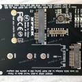 Переходник NGFF M.2 "B key" + mSATA в SATA 2,5" (M.2 2230, 2242, 2260, 2280 + mSATA half size, full size) NFHKST NFHK N-2513 Ver:1.0