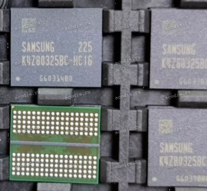 Микросхема Samsung K4Z80325BC-HC16 GDDR6 1GB GDDR6 256*32 16 1.35V FBGA180 (Asus p/n: 03014-00010400) NEW original