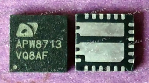 Микросхема Anpec APW8713, APW8713QBI-TRG TQFN4*4-23 PWM CONTOLLER (Asus p/n: 06095-01250000) NEW original