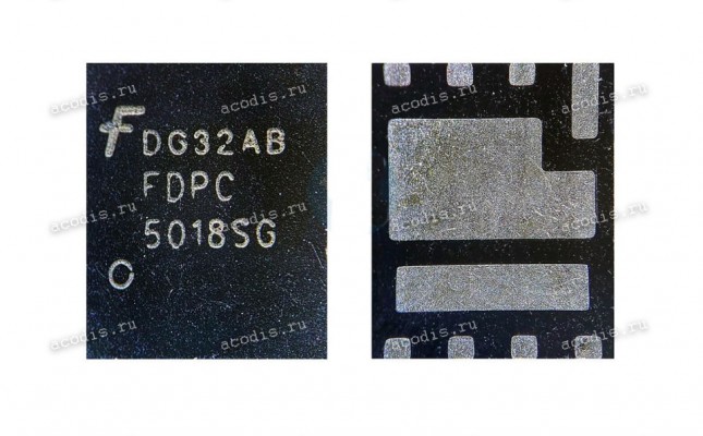 Микросхема Fairchild FDPC5018SG POWER CLIP 56 DUAN N-MOSFET (FDPC 5018SG, Asus p/n: 07005-02160000) NEW original
