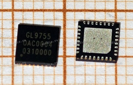 Микросхема Genesys GL9755-OIY04 QFN-32 CARD READER CONTR (Asus p/n: 06108-00260000) NEW original