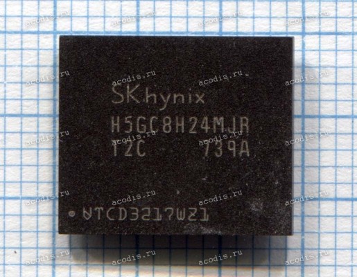 Микросхема SKhynix H5GC8H24MJR-T2C GDDR5 256M*32 6.0 1.5V BGA170 (Asus p/n: 03008-00051000) NEW original