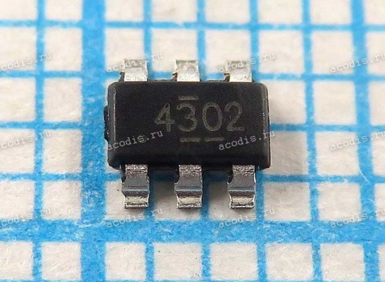 Микросхема Texas Instruments TPS54302DDCR SOT-23-6 DC/DC CONVERTER (4302, Asus p/n: 06018-03050100) NEW original Микросхема Texas Instruments TPS54302DDCR SOT-23-6 DC/DC CONVERTER (4302, Asus p/n: 06018-03050100) NEW original