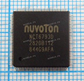 Микросхема Nuvoton NCT6793D QFP-128 с разбора