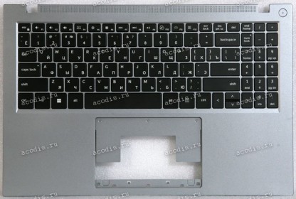 Keyboard Digma Pro Fortis DN14P5-ADXW01 + topcase (DY294C US NP141C 819R, SP41229) (Black/Silver/Matte/RUO/LED)