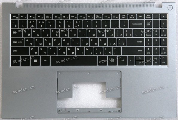 Keyboard Digma Pro Fortis DN14P5-ADXW01 + topcase (DY294C US NP141C 819R, SP41229) (Black/Silver/Matte/RUO/LED)