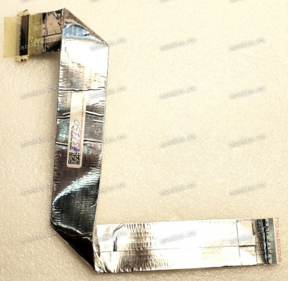 LCD LVDS FFC шлейф мониторный 30 pin прямой, шаг 1.0 mm, длина 350 mm с замком с одной стороны 50000NS