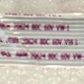 FFC шлейф 12 pin прямой, шаг 1.0 mm, длина 63 mm (p/n: 50.4RN06.011 HB)