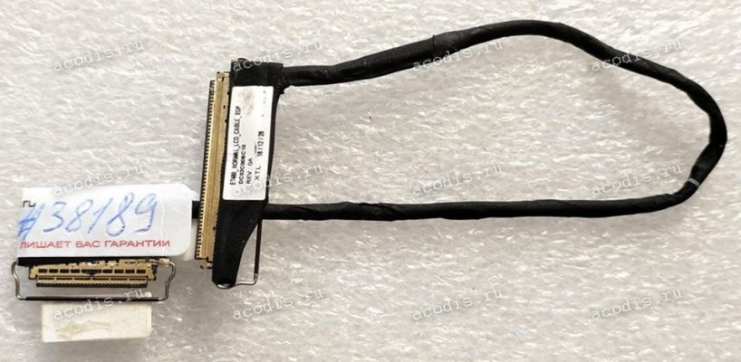 LCD eDP cable Lenovo ThinkPad T480, A485, ET480 FHD 30 pins EDP (01YR501, DC02C00BC10) ET480_NORMAL_LCD_CABLE_EDP разбор original