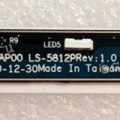 LED Board Dell Alienware M11x, M11xR2, M11xR3 (p/n: LS-5812P) Front Light Circuit Logo REV:1.0
